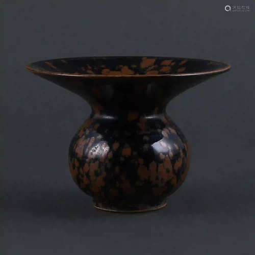 Song Dynasty style Cizhou Kiln Black Glazed Iron Rusty