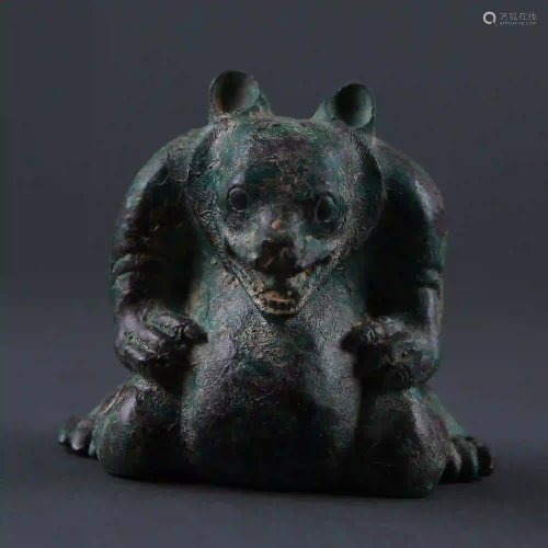 Han Dynasty style Bronze Bear