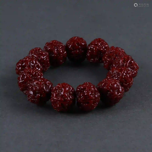 Qing Dynasty style Vajra Bodhi bracelet