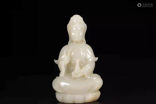 HETIAN JADE GUAN'YIN ORNAMENT