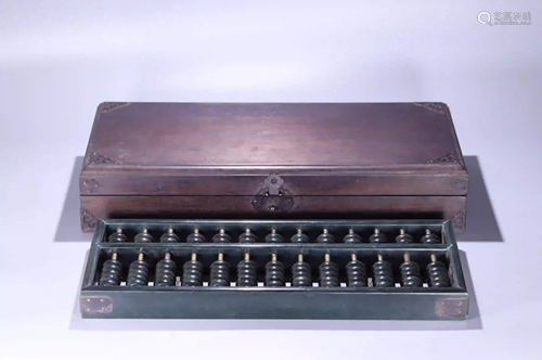 HETIAN GREEN JADE ABACUS