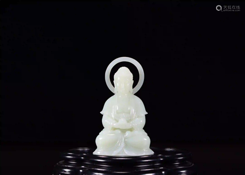 HETIAN JADE BUDDHA ORNAMENT