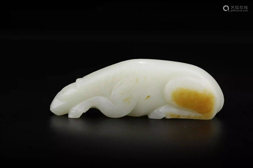 HETIAN WHITE JADE HORSE ORNAMENT