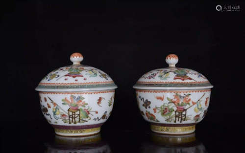 QIANLONG MARK ENAMELING BA'BAO BOGU CAPPIN…