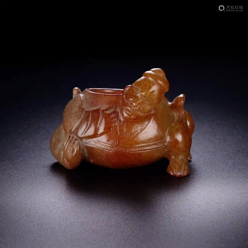 HETIAN JADE WARRIOR CUP