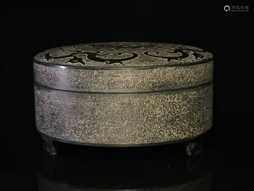 SHE STONE ZONG'XIN'MEI TRIPOD CAPPING ROUND INK SLAB