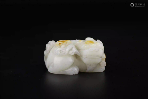 HETIAN WHITE JADE TIAN'LU'XIAN'RUI HAND PICEC