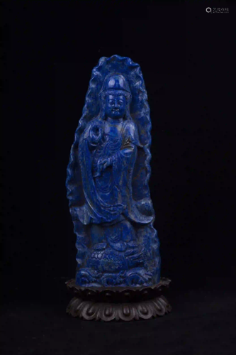 LAPIS LAZULI GUANYIN BUDDHA