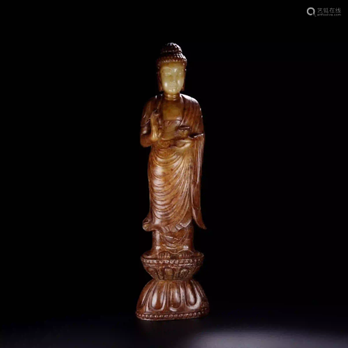 HETIAN JADE SHI'JIA'NI'MO BUDDHA