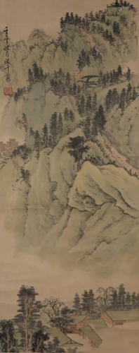 LANDSCAPE PAINTING BY ZHANGHONGQIAN