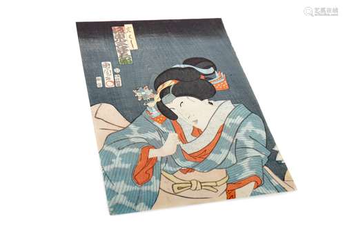 A JAPANESE WOODBLOCK PRINT