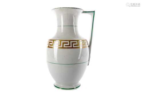 AN UNUSUAL BELLEEK AMPHORA JUG