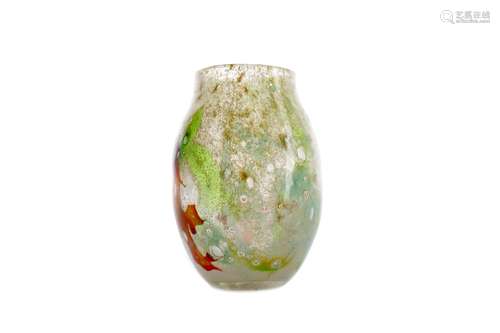 A MONART GLASS VASE