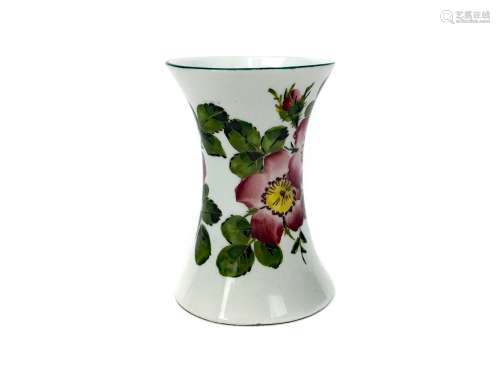 A WEMYSS WARE 'DOG ROSES' PATTERN VASE