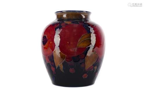 A MOORCROFT POMEGRANATE PATTERN VASE