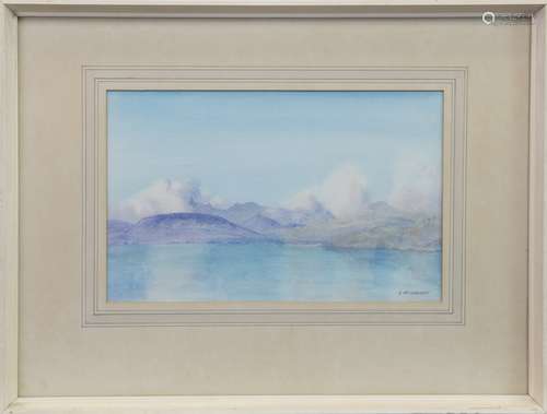 THE CUILLIN FROM ORD, SKYE, AN EARLY WORK BY JAMES MCNAUGHT