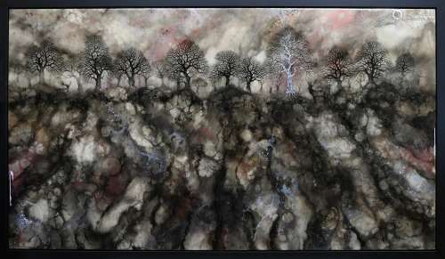 WINTER'S TALE, A LARGE MIXED MEDIA BY KERRY DARLINGTON