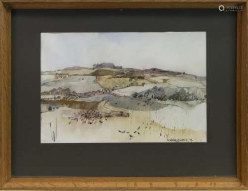 FINDO GASK, A WATERCOLOUR BY CHRISTINE WOODSIDE