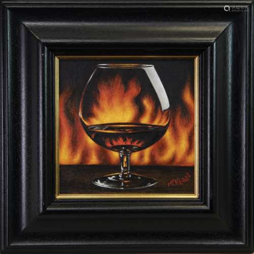 LIGHT MY FIRE, AN OIL BY GRAHAM MCKEAN