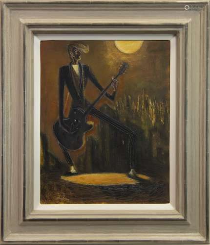 MOONLIGHT SERENADE, A MIXED MEDIA BY JOHN BYRNE