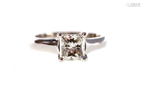 A DIAMOND SOLITAIRE RING