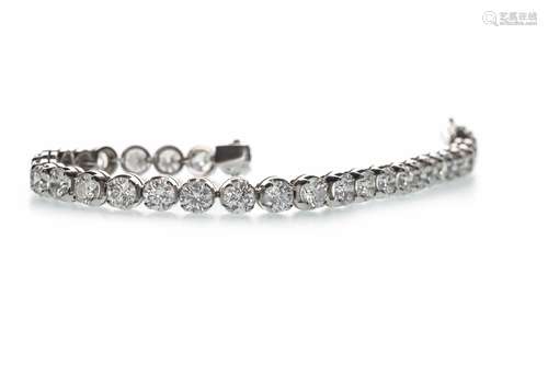 A DIAMOND TENNIS BRACELET