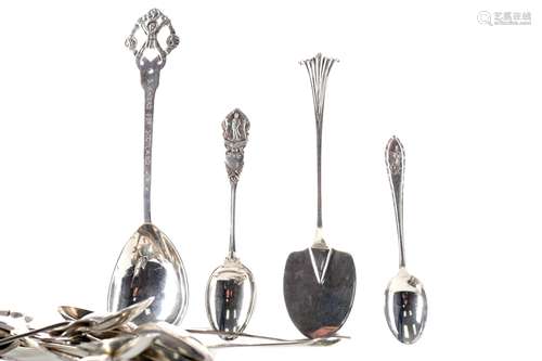 A COLLECTION OF SILVER SPOONS