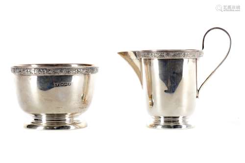 A SILVER JUG AND BOWL BY EMILE VINER