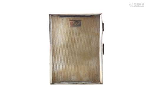 A SILVER CIGARETTE CASE