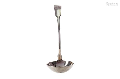 A SCOTTISH SILVER LADLE