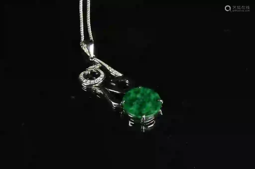 Chinese Jadeite Pendant