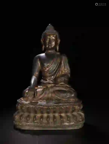 Chinese Gilt Bronze Buddha