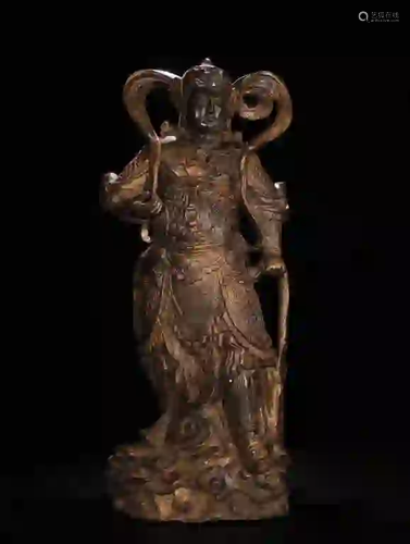 Chinese Gilt Bronze Buddha