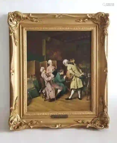 19C Oil Painting British John A.Lomax ( 1857-1923)