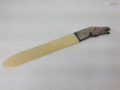 Antique Russian Silver Letter Opener