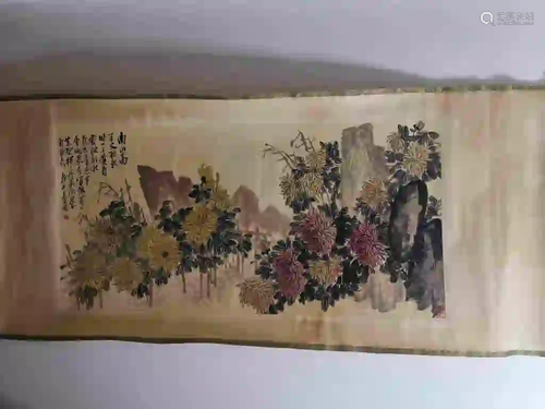 Chinese Ink Color Scroll