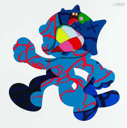 KAWS 2017年 踝链 丝网版画 纸本