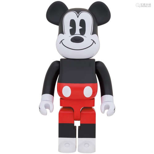 Medicom Toy 2020年 BE@RBRICK MICKEY MOUSE 1000% 米奇老鼠（红白） 彩绘 PVC