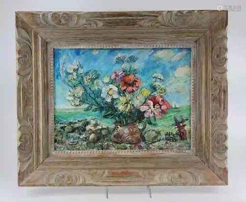 David Burliuk ( Russian 1882-1967 ) Oil Painting