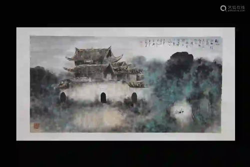 Chinese Ink Color Painting