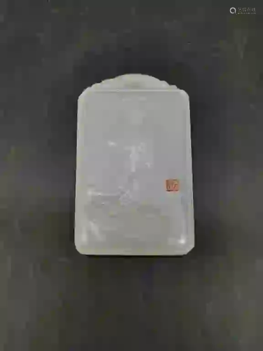 Chinese White Pendant