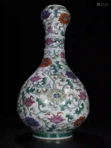 Chinese Doucai Porcelain Vase