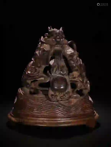 Chinese Bamboo Carved Censer