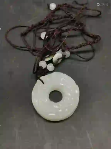 Chinese White Pendant