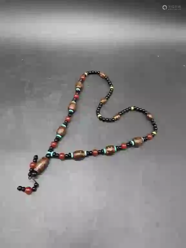 Chinese Agate Beads Necklace