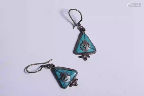 Pair of Tibetan Earring