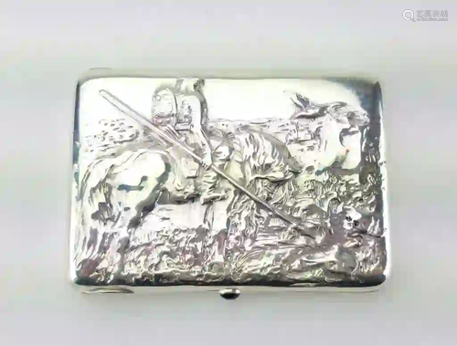 Large19C Russian Silver Cigarette