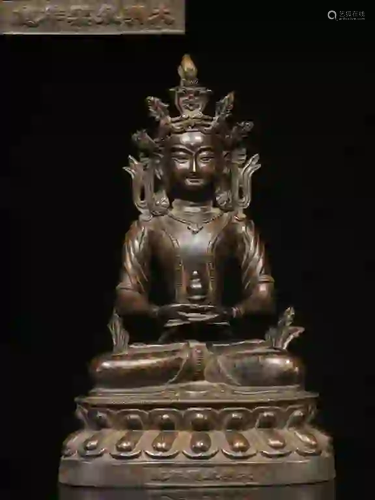 Chinese Bronze Buddha