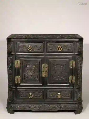 Chinese Zitan Wood Case