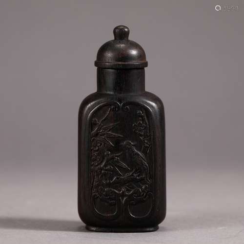 An Agarwood Snuff Bottle